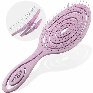 Hair Detangler Brush - Bending Bristles & Body - 1Pcs Tangles with Ease Natural